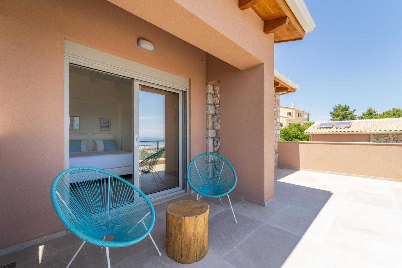 31 Blue Ionian Villas Apolpaina ภายนอก รูปภาพ