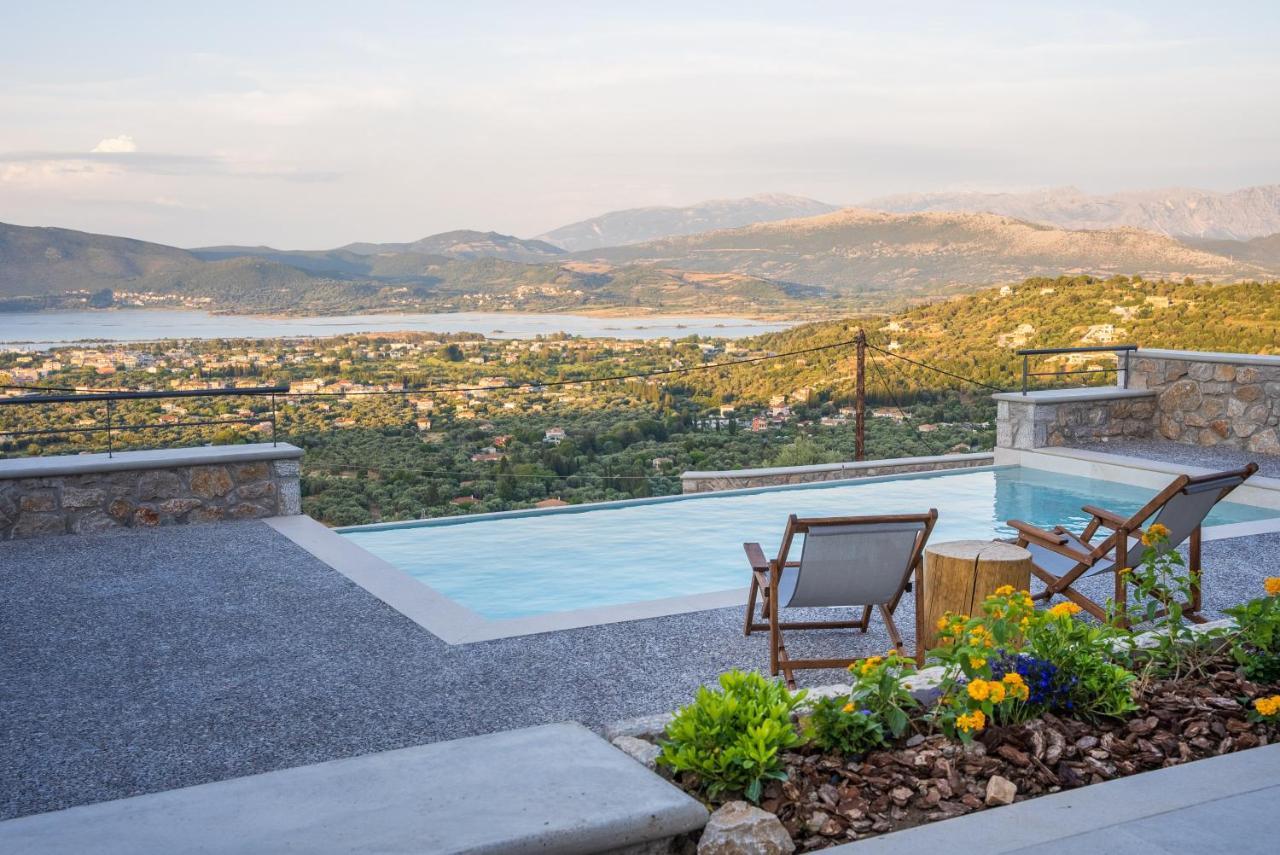 31 Blue Ionian Villas Apolpaina ภายนอก รูปภาพ