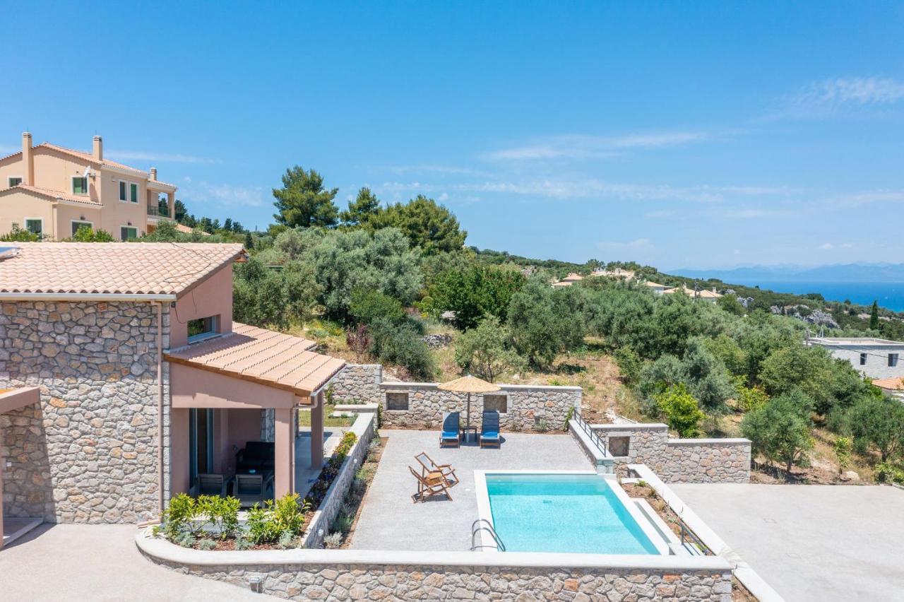 31 Blue Ionian Villas Apolpaina ภายนอก รูปภาพ