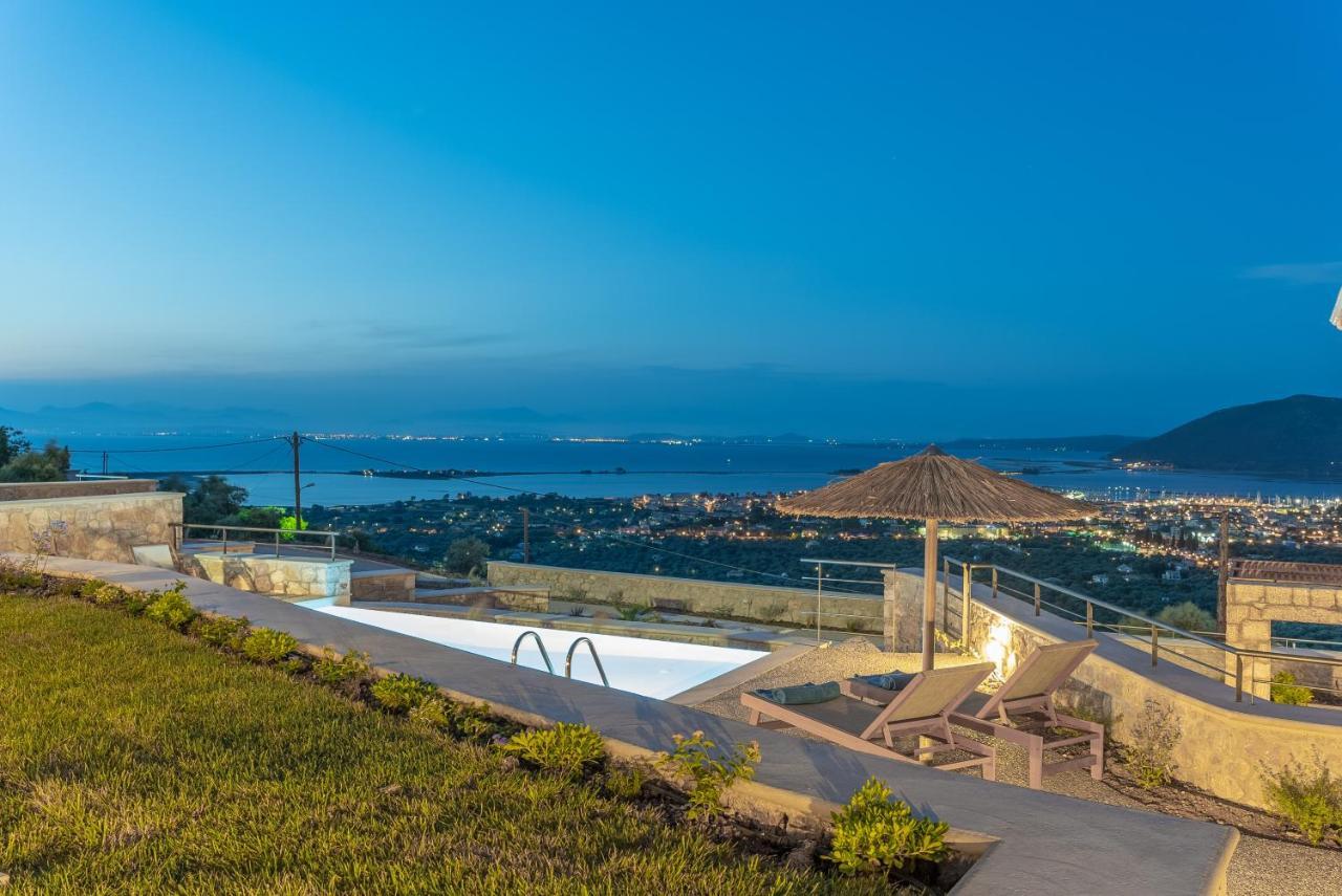 31 Blue Ionian Villas Apolpaina ภายนอก รูปภาพ