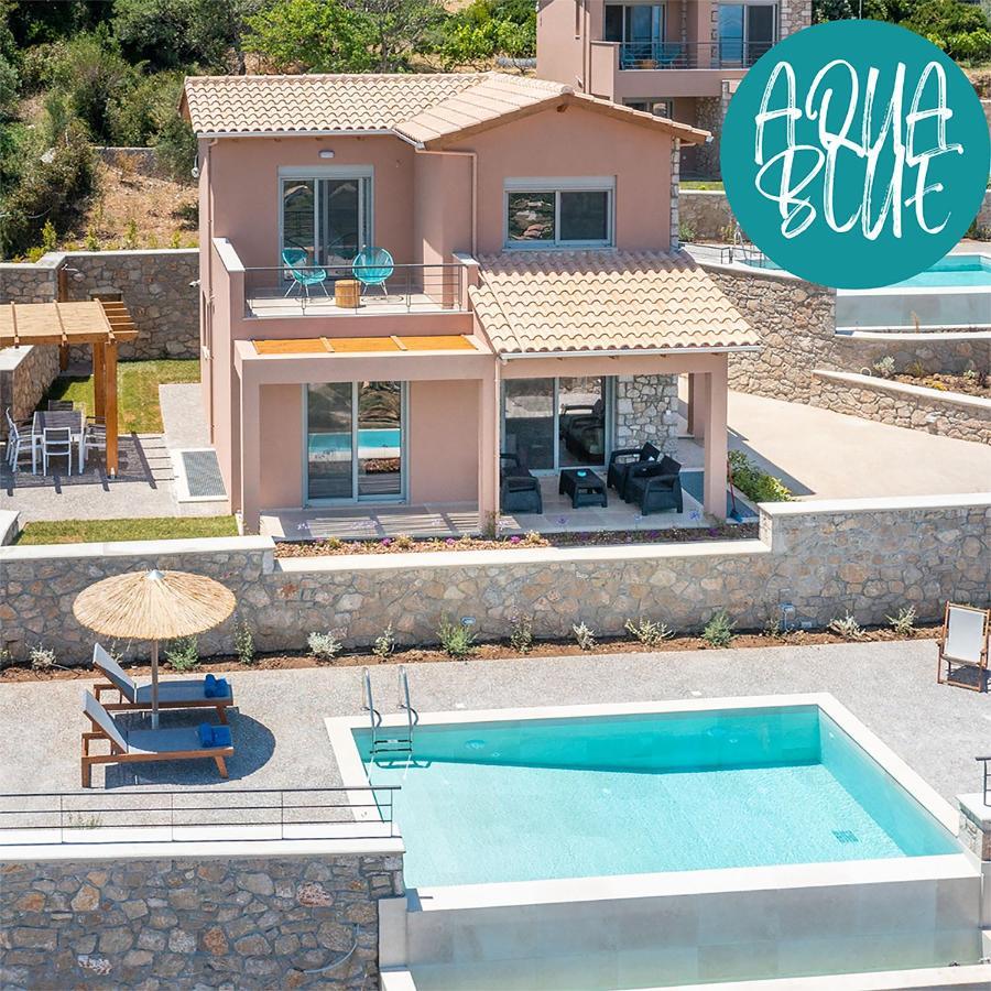31 Blue Ionian Villas Apolpaina ภายนอก รูปภาพ