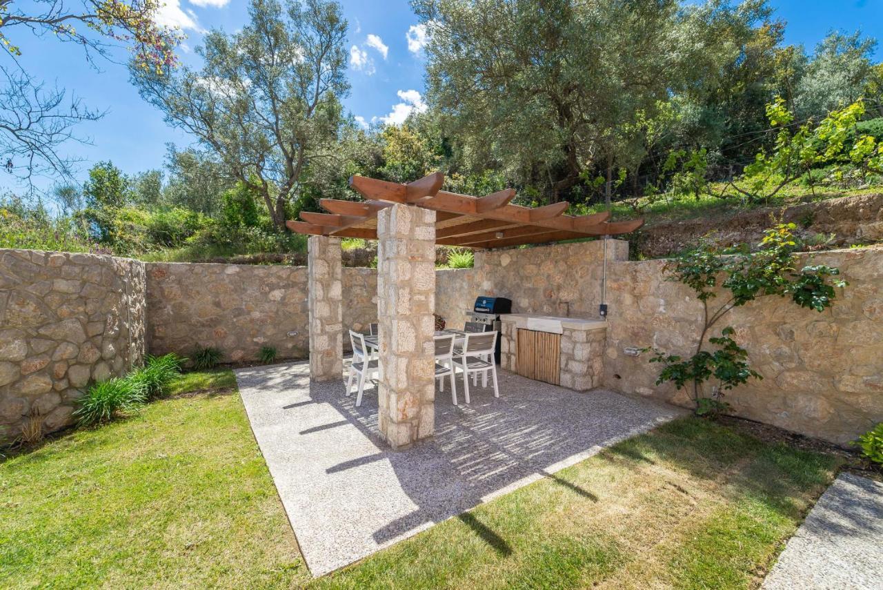 31 Blue Ionian Villas Apolpaina ภายนอก รูปภาพ