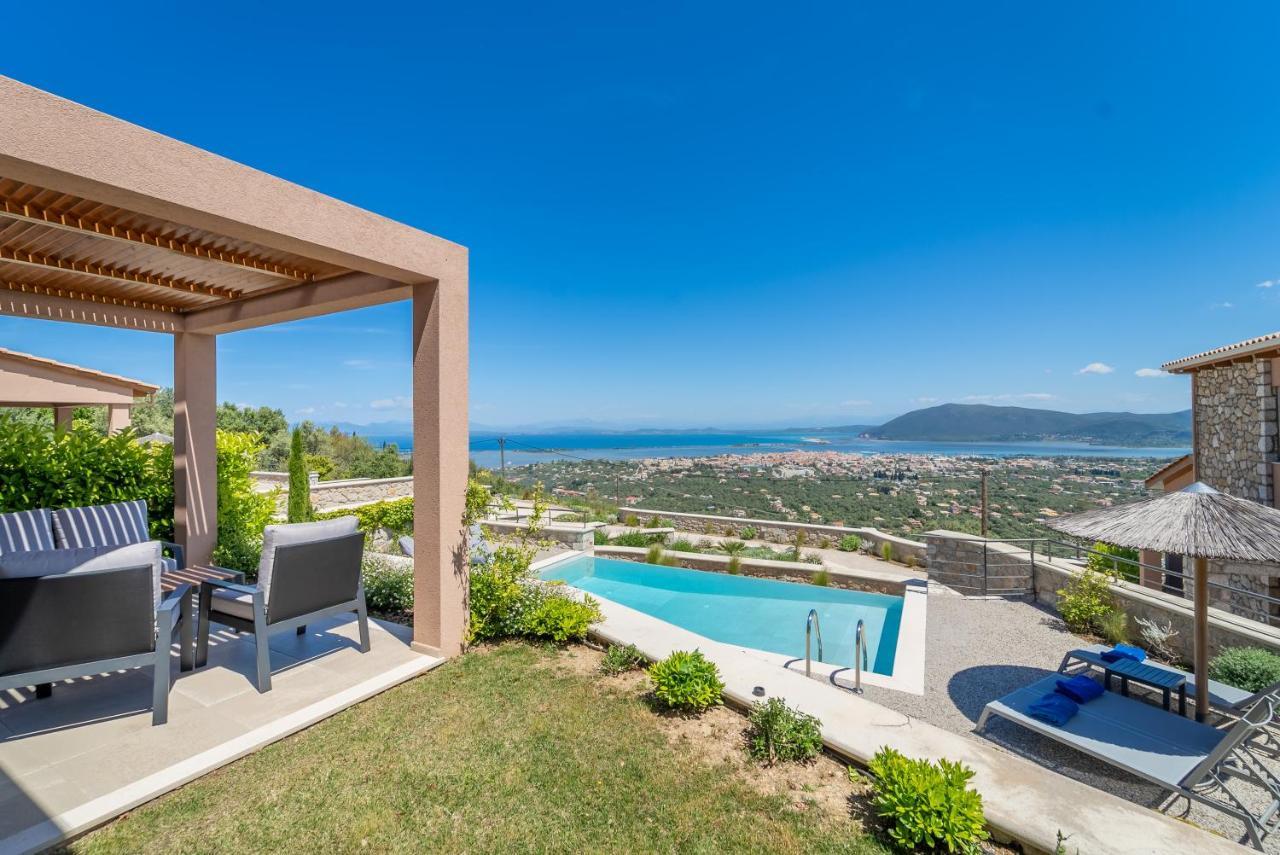 31 Blue Ionian Villas Apolpaina ภายนอก รูปภาพ