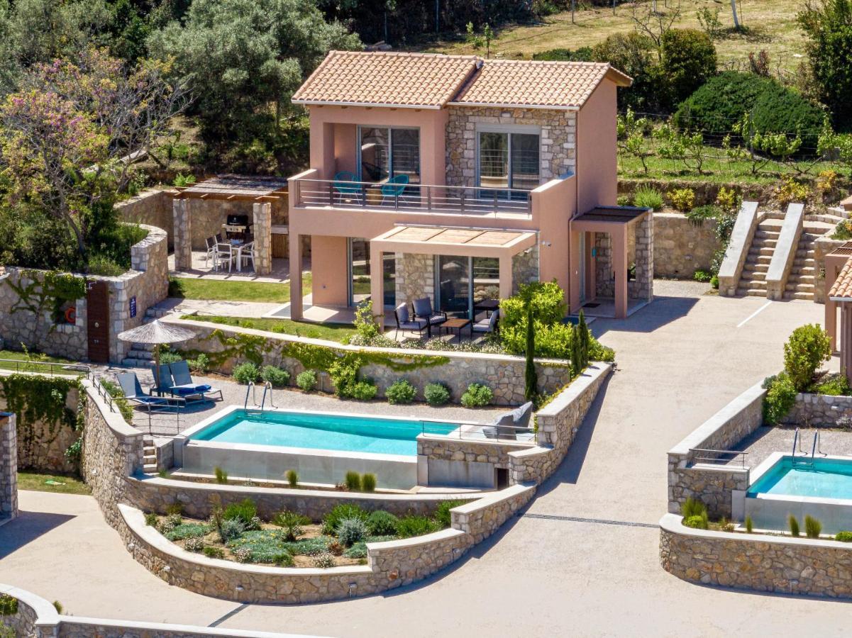 31 Blue Ionian Villas Apolpaina ภายนอก รูปภาพ