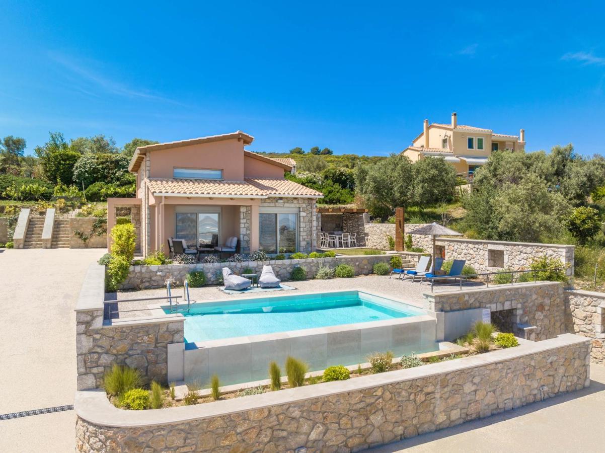 31 Blue Ionian Villas Apolpaina ภายนอก รูปภาพ