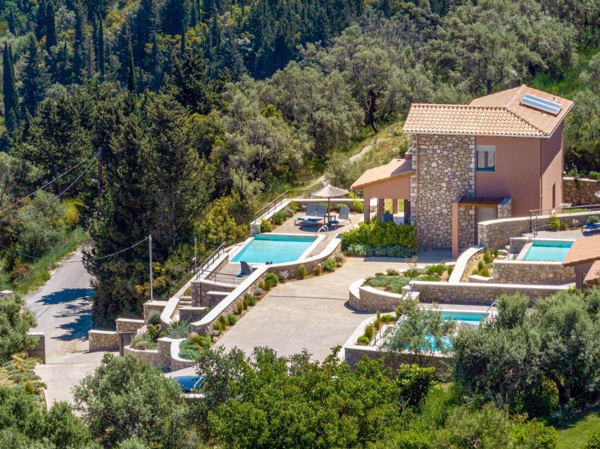 31 Blue Ionian Villas Apolpaina ภายนอก รูปภาพ