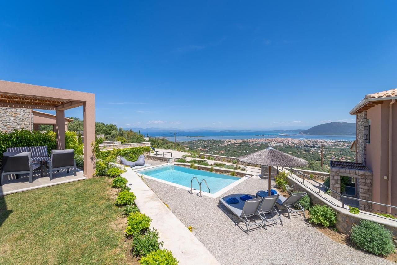 31 Blue Ionian Villas Apolpaina ภายนอก รูปภาพ