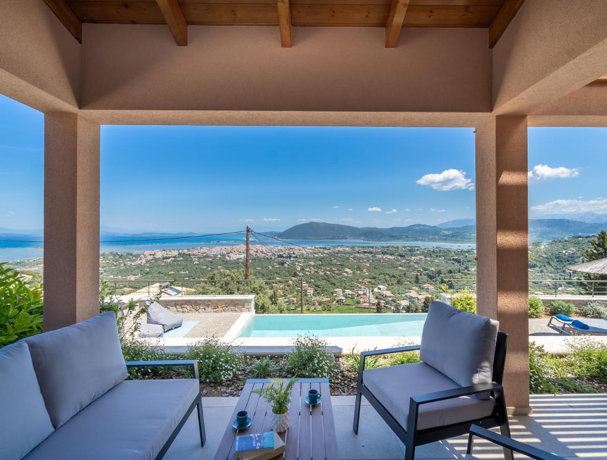 31 Blue Ionian Villas Apolpaina ภายนอก รูปภาพ